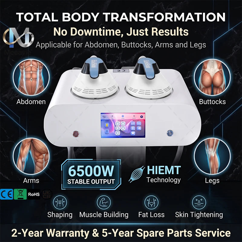 MECAVIE EMS RF 2026 NEO NOVA Sculpting Device 6500W Professional Fat Removal Muscle Stimulation Body Slimming Machine