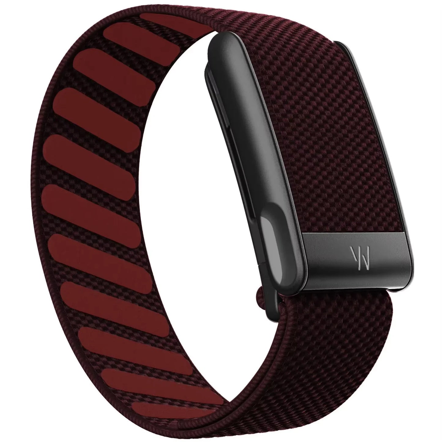 Whoop 5.0 Replacement Strap, Nylon Woven Elastic Sport Band with Metal Logo for ECG & Fitness Tracking