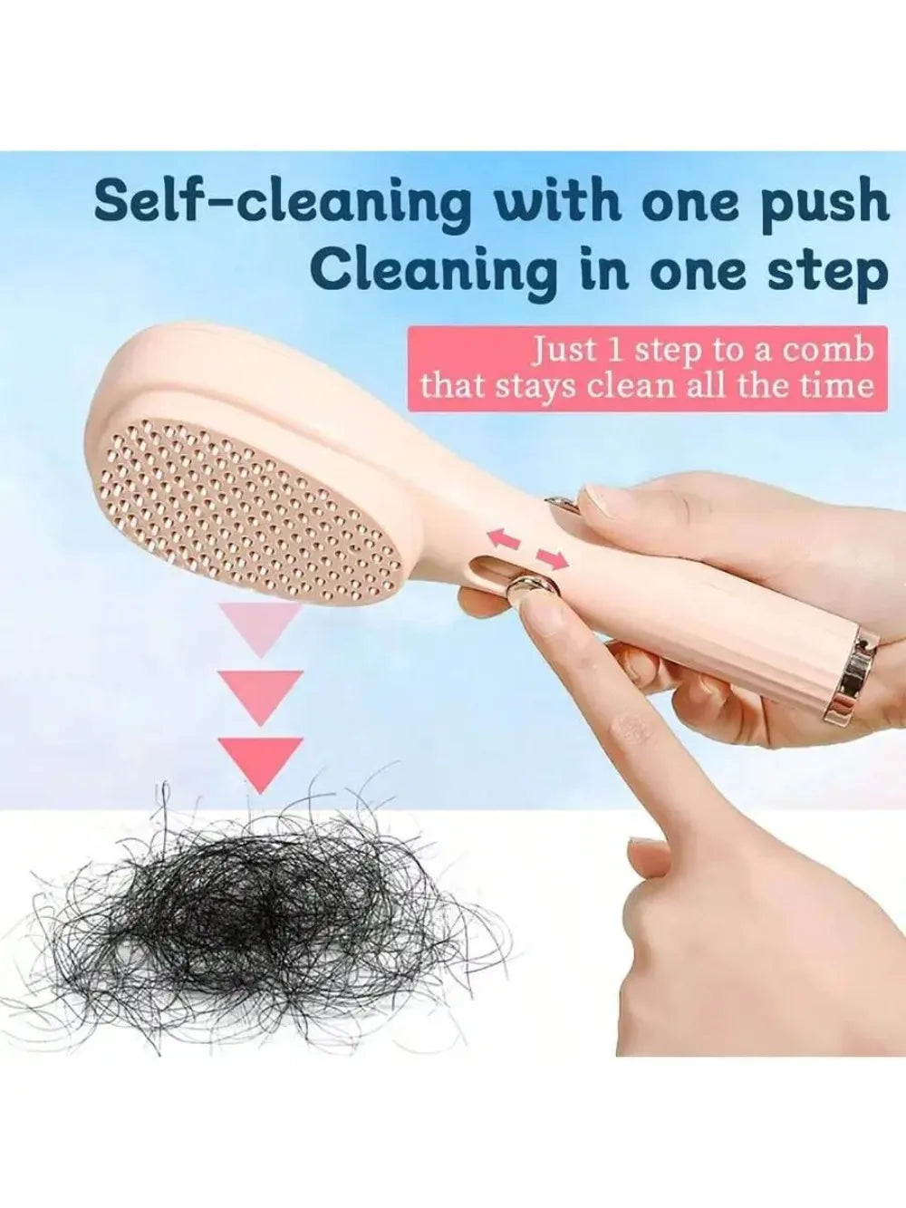 Telescopic Comb Magic Comb Household Scalp Cleaning Special Anti static Portable Fluffy Not Damaging Scalp Soft Massage Comb