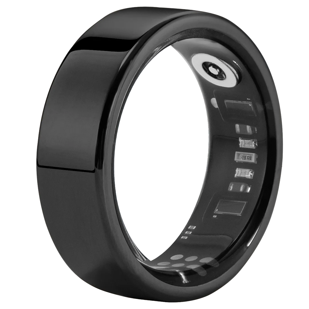 Amovan Nova Smart Ring Premium Quality GPS Sports Heart Rate Blood Oxygen Stress Sleep Temperature Monitor Meditation Ring