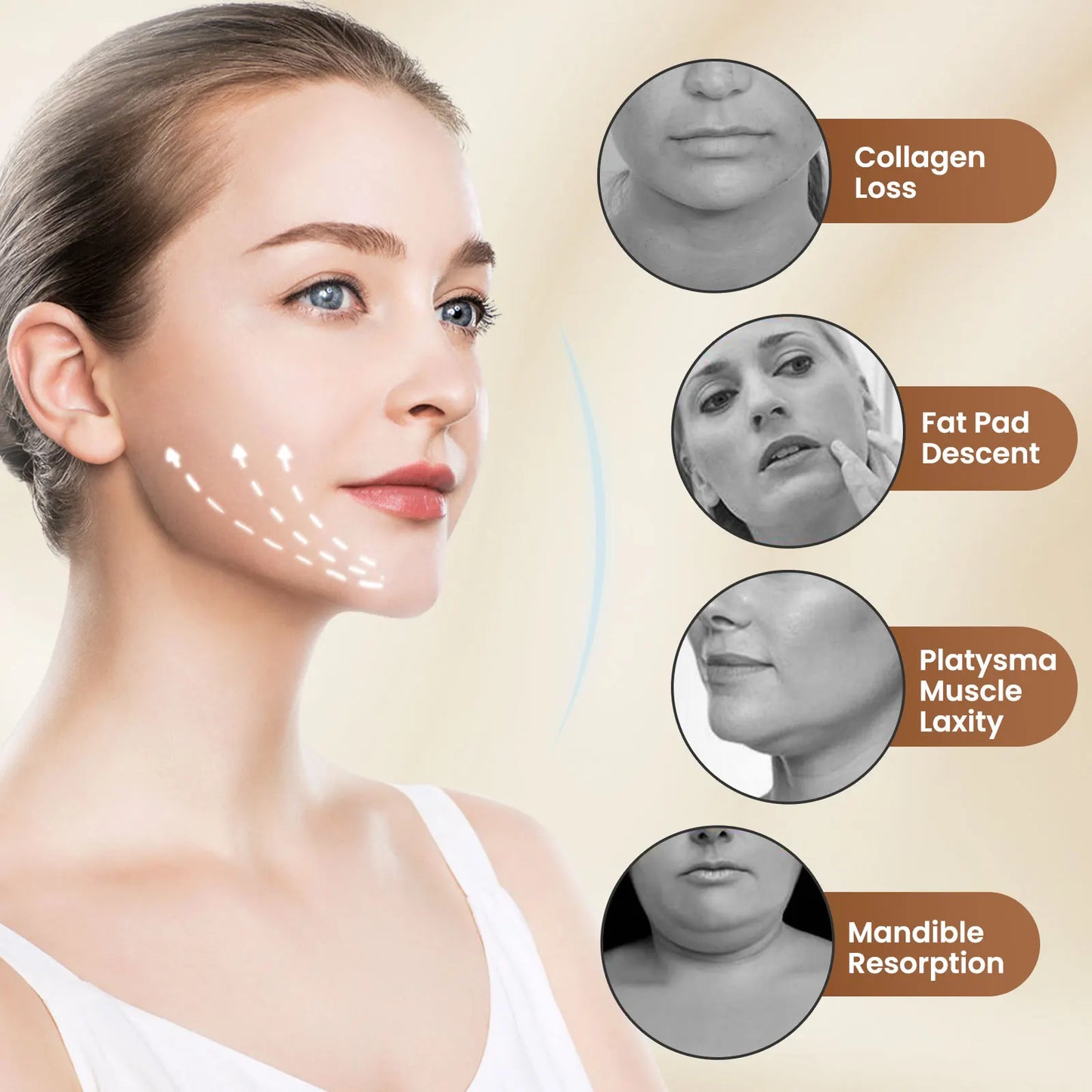 EMS Microcurrent Face Lifting Massager Double Chin Reducer V Line Facial Lift Up Belt Firming Skin Anti Wrinkles Home Use Beauty Devices