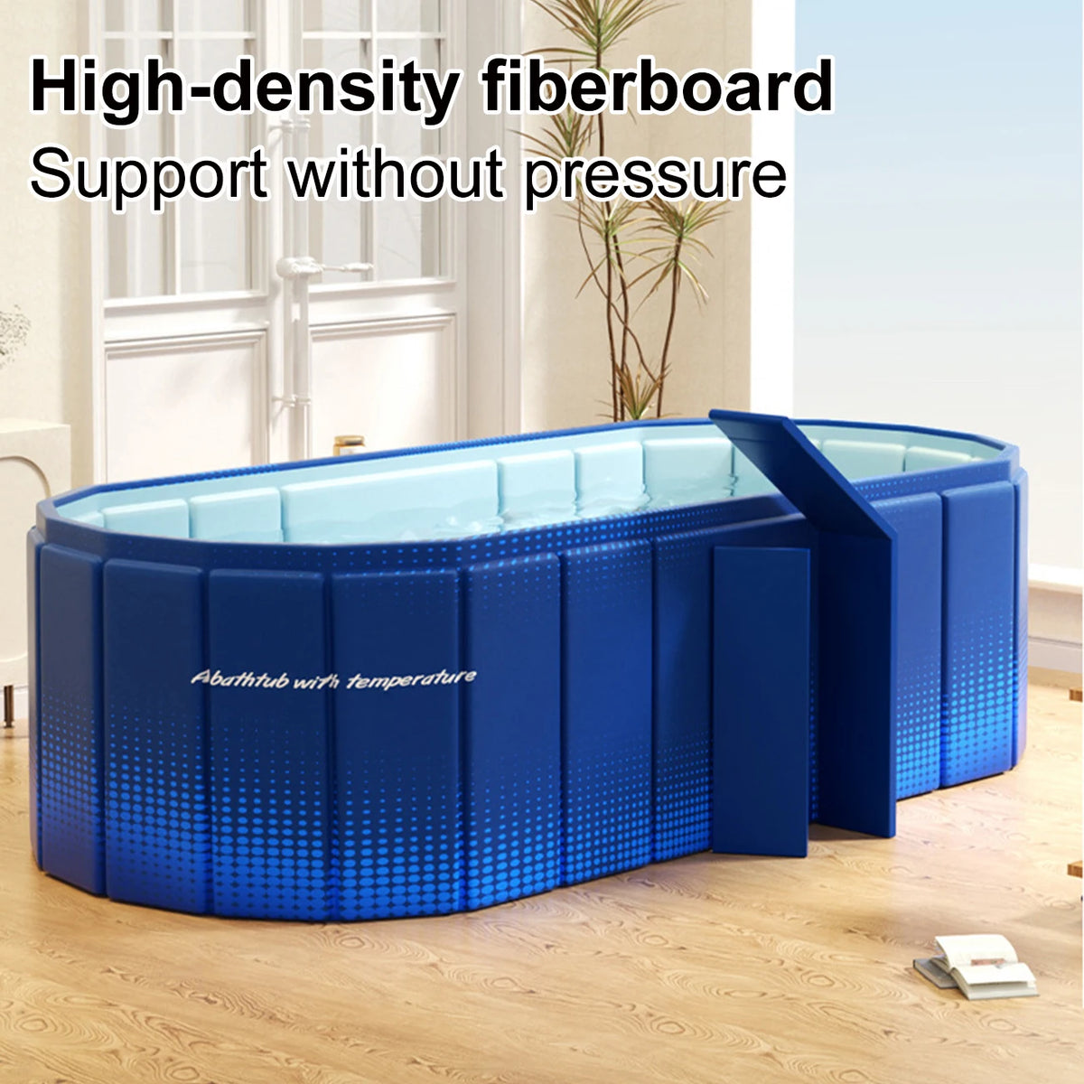 1PC  Insulated Ice Bath , Cold Plunge Tub, No Inflation Install Needed, Shower-Compatible for Indoor & Outdoor Use