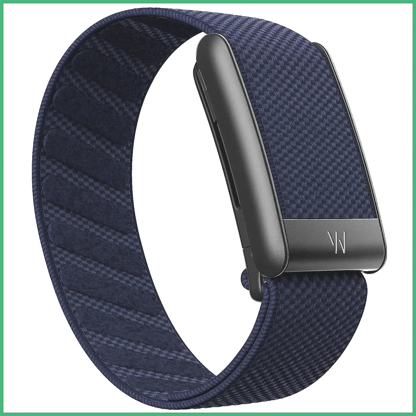 Whoop 5.0 Replacement Strap, Nylon Woven Elastic Sport Band with Metal Logo for ECG & Fitness Tracking