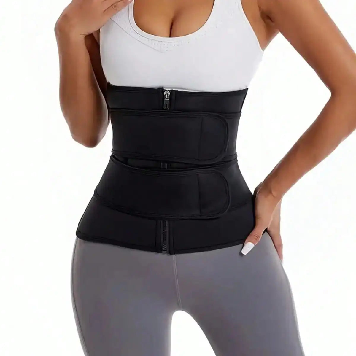 1pc Women Waist Trainer Belt, Waist Cincher Trimmer, Sauna Sweat Waist Shaper, Sports Fitness Training Waist Belt, Belly Band, Waist Slimming Belt, Abdominal Trainer Exercise Waist Belt Suitable For Workout Home Sports And Wa