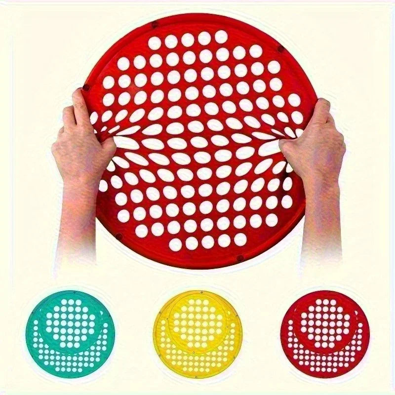 Portable Hand Exerciser Silicone Elastic Resistance Net 35.5cm Three Colors Available - Home Training Equipmen, Without Battery
