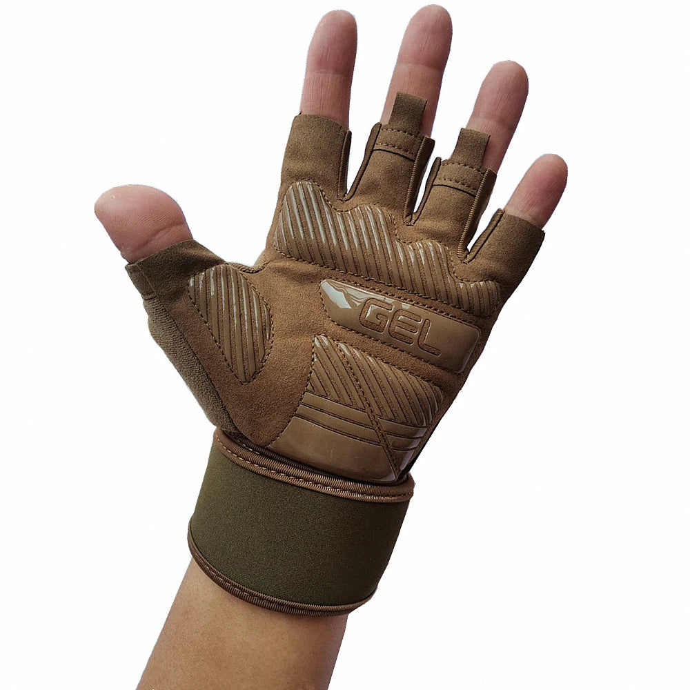 Gym Gloves Bodybuilding Powerlifting Dumbbell Pull Ups Workout Training Fitness Gloves For Man Home Gym