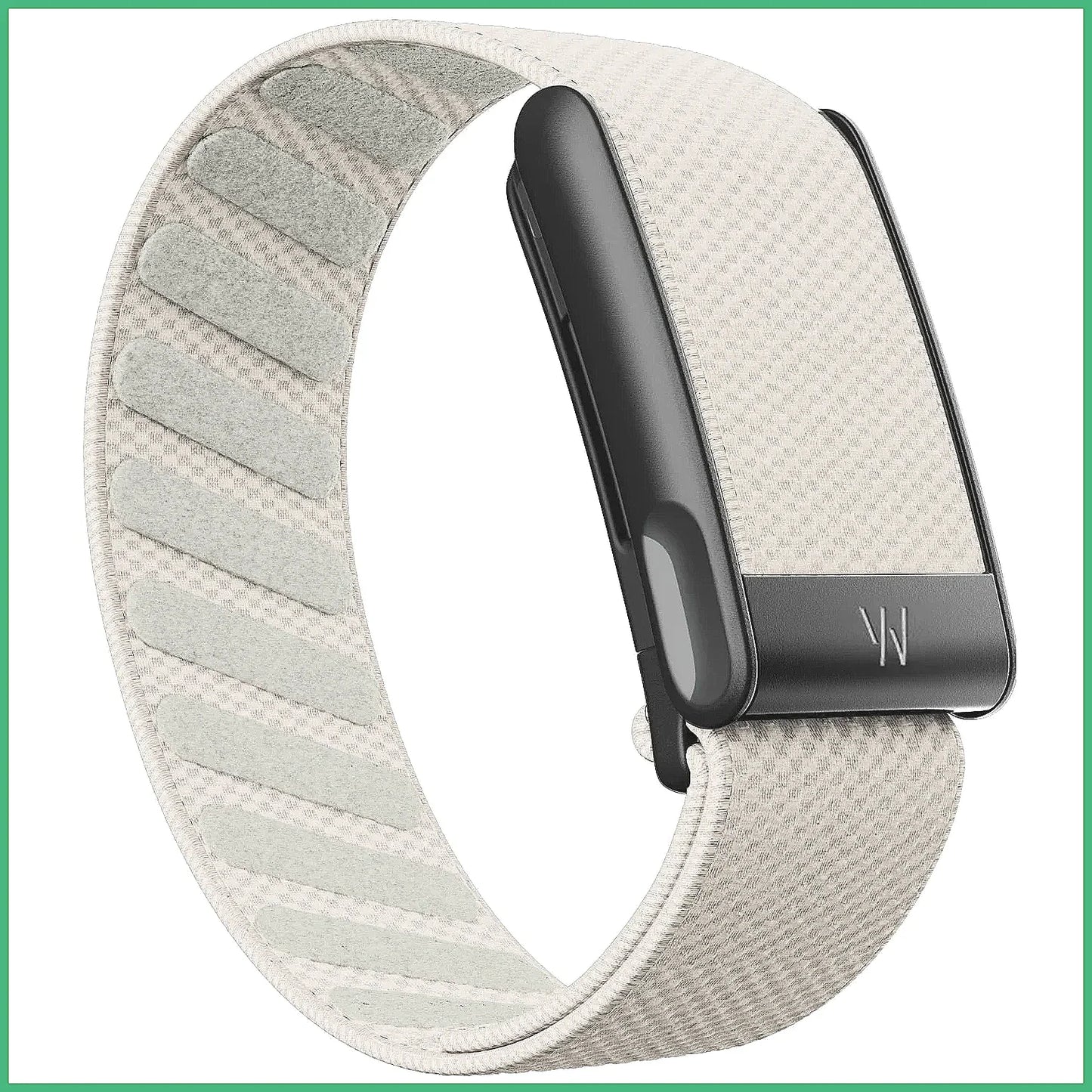 Whoop 5.0 Replacement Strap, Nylon Woven Elastic Sport Band with Metal Logo for ECG & Fitness Tracking