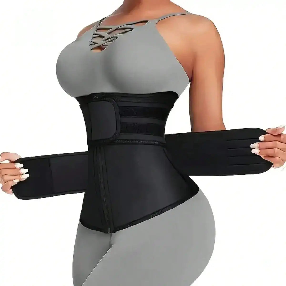 1pc Women Waist Trainer Belt, Waist Cincher Trimmer, Sauna Sweat Waist Shaper, Sports Fitness Training Waist Belt, Belly Band, Waist Slimming Belt, Abdominal Trainer Exercise Waist Belt Suitable For Workout Home Sports And Wa