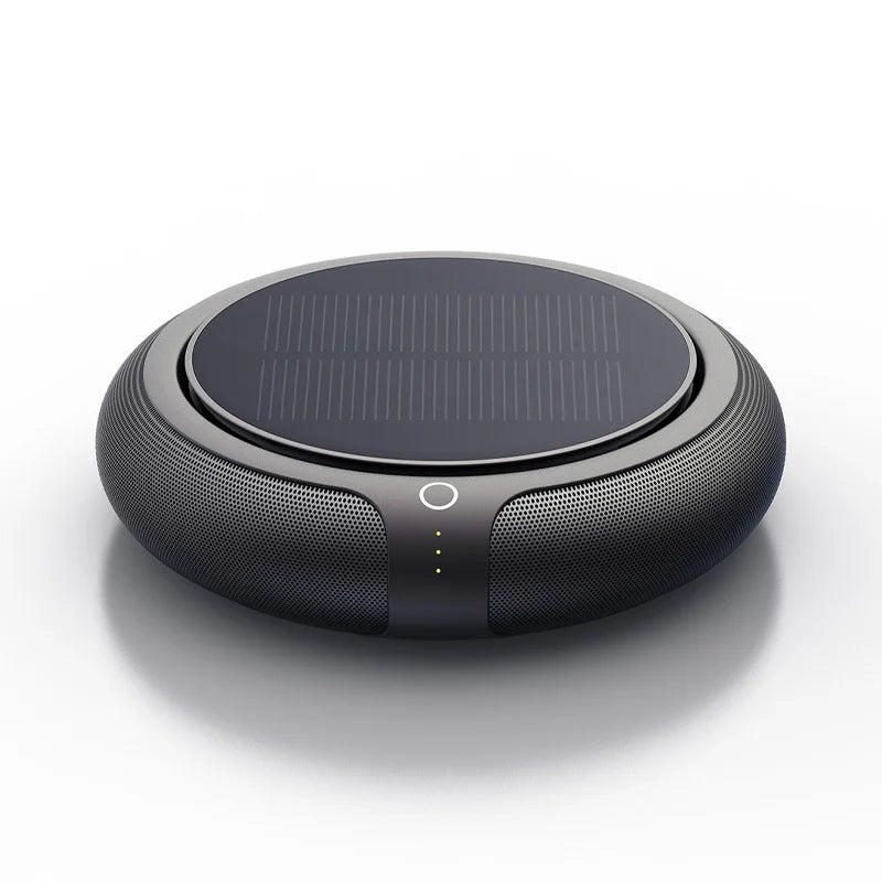 Car Air Purifier Solar Powered Aroma Diffuser Air Freshener for Vehicle Home Desk Electric Gadgets with Filter