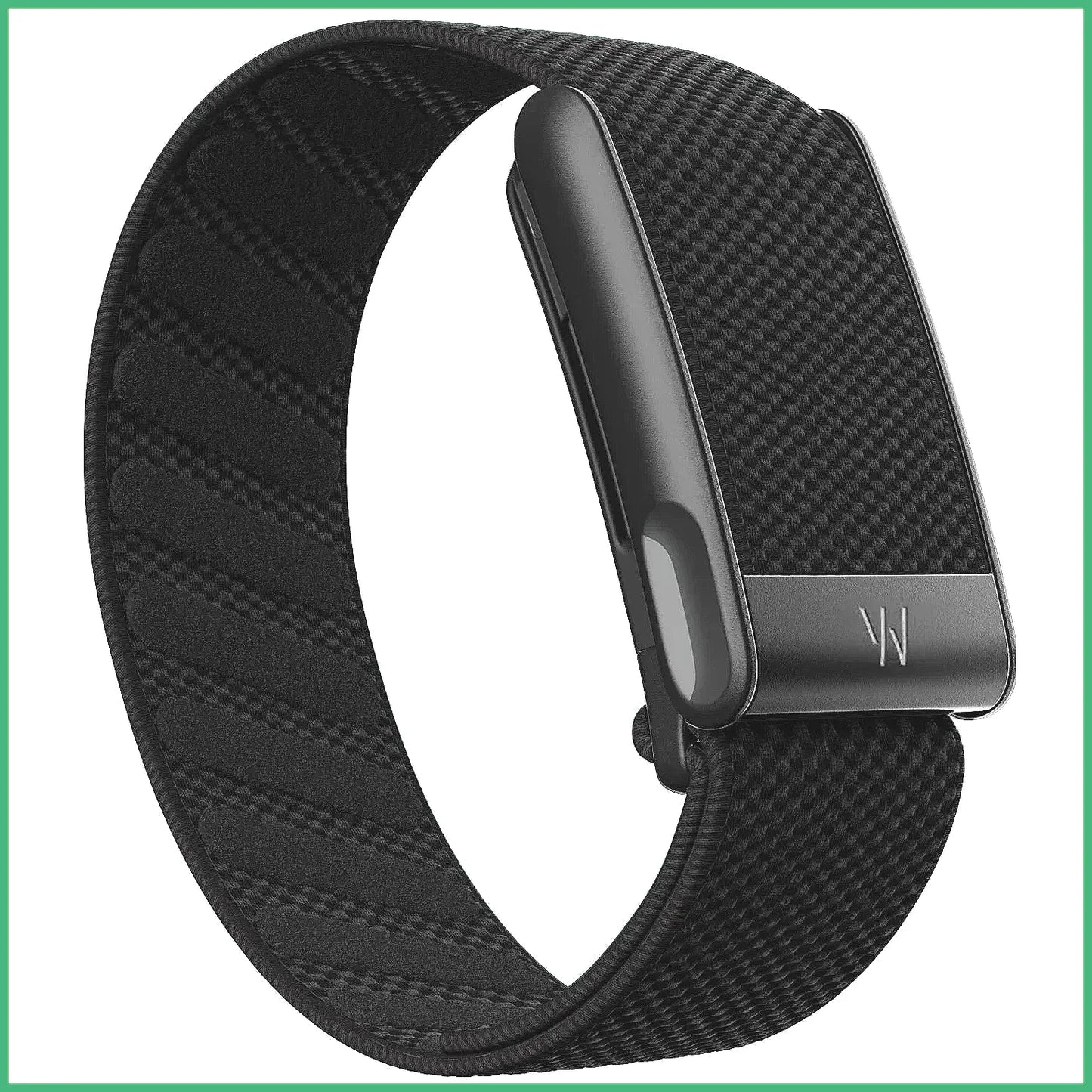 Whoop 5.0 Replacement Strap, Nylon Woven Elastic Sport Band with Metal Logo for ECG & Fitness Tracking