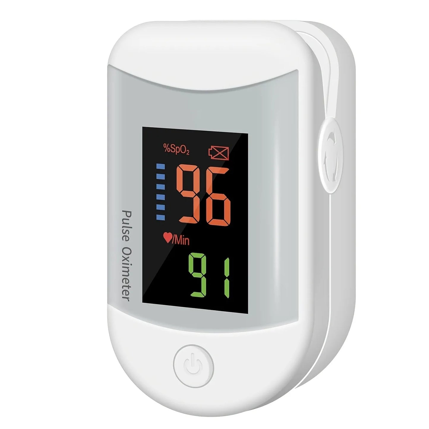 Finger Pulse Oximeter for Athletic Fingertip Pulse Oximeter Blood Oxygen Monitor Heart Rate SpO2 Monitor Batteries Included