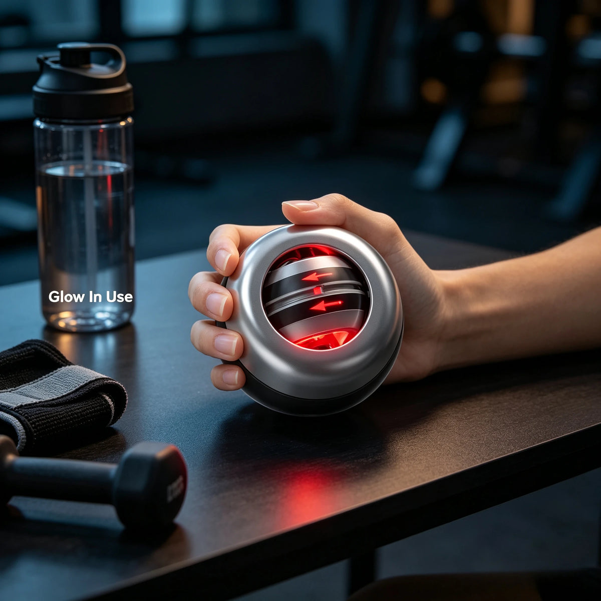 Dazzling Colorful Metal Wrist Ball Gyroscope Arm Muscle Training Exercise Fitness Equipment