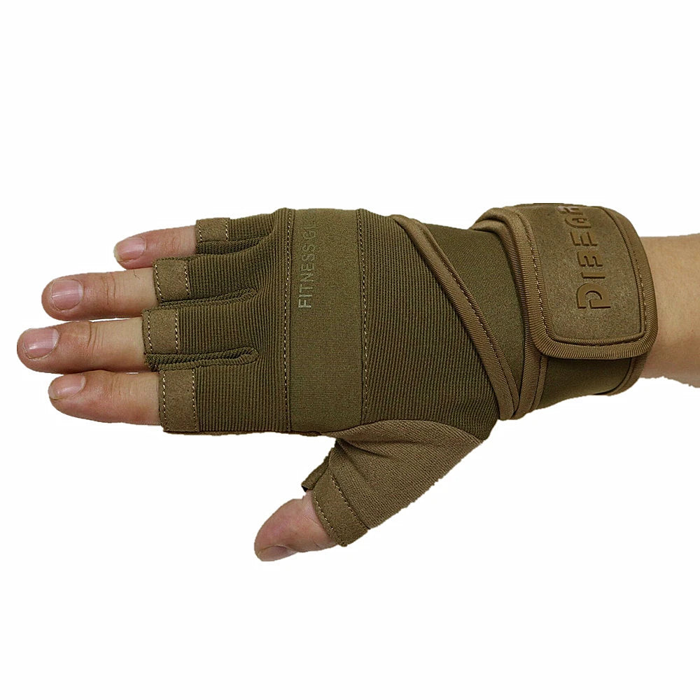Gym Gloves Bodybuilding Powerlifting Dumbbell Pull Ups Workout Training Fitness Gloves For Man Home Gym