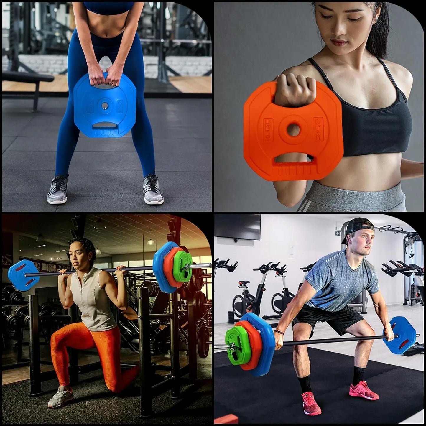 40lb /20kg Adjustable Barbell Disk Free Weights Strength Training Adjustable Barbell Weight Set for Home and Gym Workout