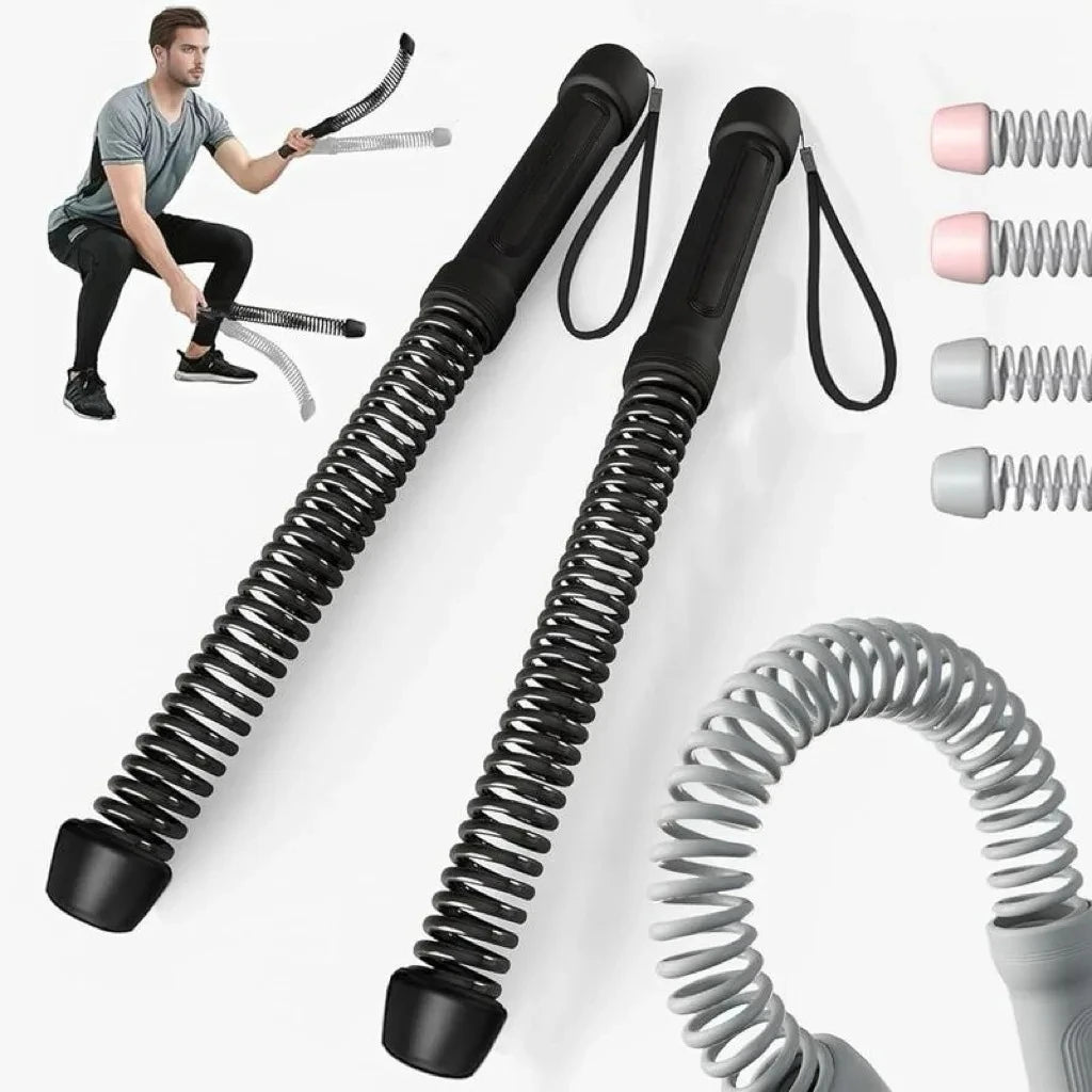 Quiet Weighted Ropeless Battle Ropes Portable Fitness Training Equipment For Men Women Home Gym Indoor Outdoor HIIT Workouts