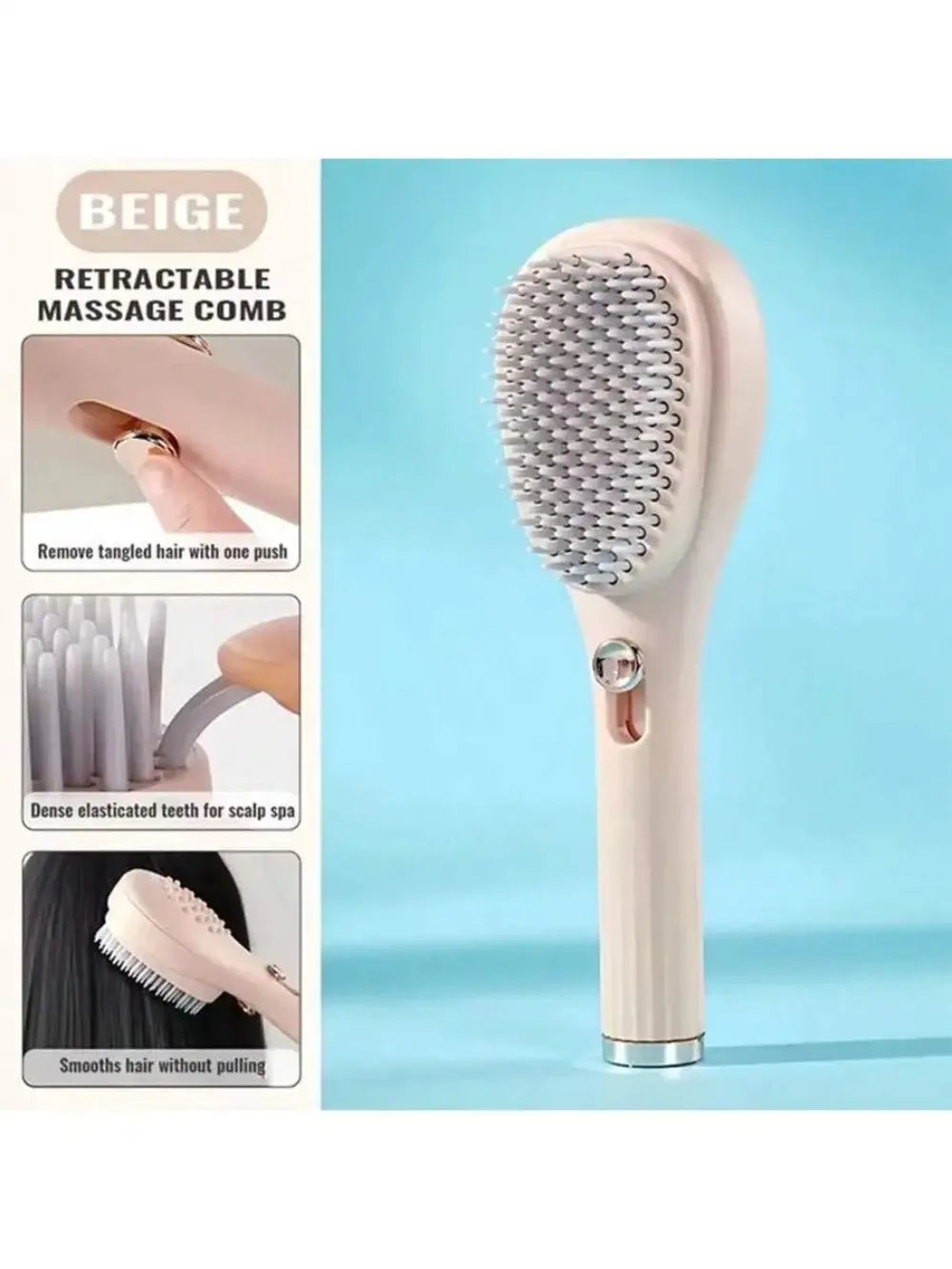 Telescopic Comb Magic Comb Household Scalp Cleaning Special Anti static Portable Fluffy Not Damaging Scalp Soft Massage Comb