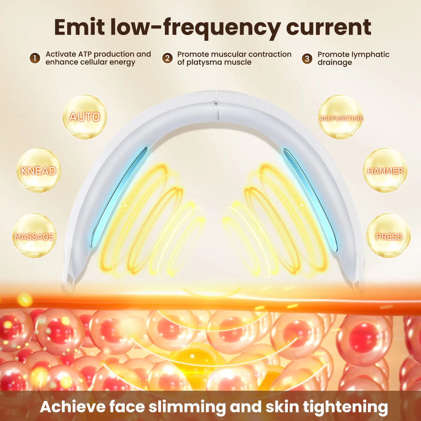 EMS Microcurrent Face Lifting Massager Double Chin Reducer V Line Facial Lift Up Belt Firming Skin Anti Wrinkles Home Use Beauty Devices